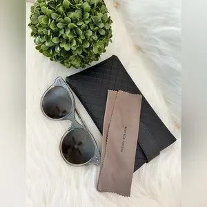 **NWOT** Excellent Bottega Veneta Round Frame, Gunmetal Sunglasses- No Scratches Bottega Veneta | Accessories | Nwot Excellent Bottega Veneta  main image 3